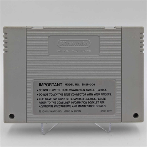 Top Gear - SNES - Cartridge - (SCN) (B Grade) (Genbrug)